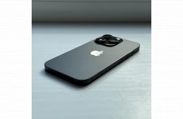 iPhone 14 Pro 128GB Space Black - Kártyfüggetlen, 1 ÉV GARANCIA, 100% Akkumulátor