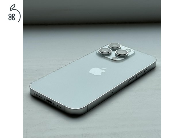 GYÖNYÖRŰ iPhone 14 Pro 512GB Silver - Kártyfüggetlen, 1 ÉV GARANCIA, 100% Akkumulátor