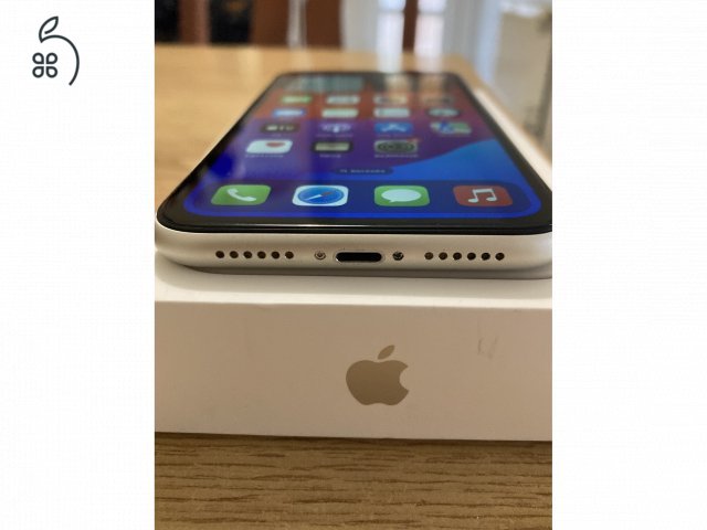 iPhone 11 white 100% akku, kompromisszumos