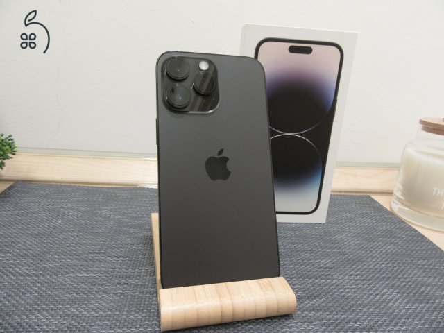  Apple iPhone 14 Pro Max - Space Black - Használt, karcmentes 