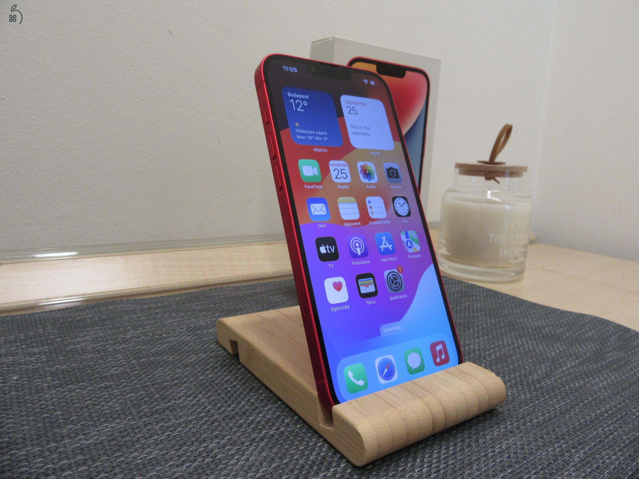  Apple iPhone 14 Plus - Red - Használt, karcmentes 