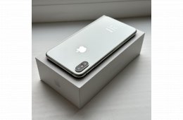 GYÖNYÖRŰ iPhone Xs Max 256GB Silver - 1 ÉV GARANCIA, Kártyafüggetlen, 85% Akkumulátor