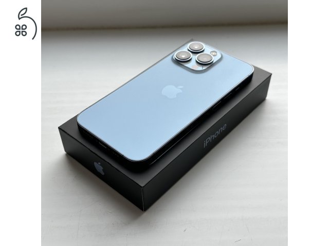 iPhone 13 Pro 128GB Sierra Blue - Kártyfüggetlen, 1 ÉV GARANCIA, 84% Akkumulátor