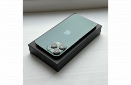 GYÖNYÖRŰ iPhone 13 Pro Max 128GB Alphine Green - 1 ÉV GARANCIA, Kártyafüggetlen, 87% Akkumulátor