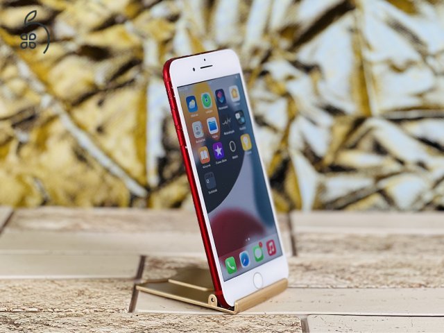 Eladó iPhone 7 Plus 256 GB PRODUCT RED 100%  szép állapotú - 12 HÓ GARANCIA - R4671