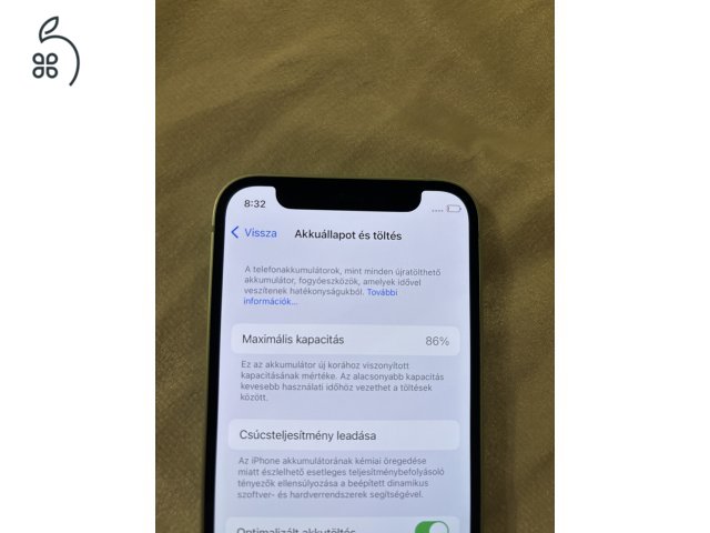 Iphone 12 mini, zöld, 256GB, kártyafüggetlen