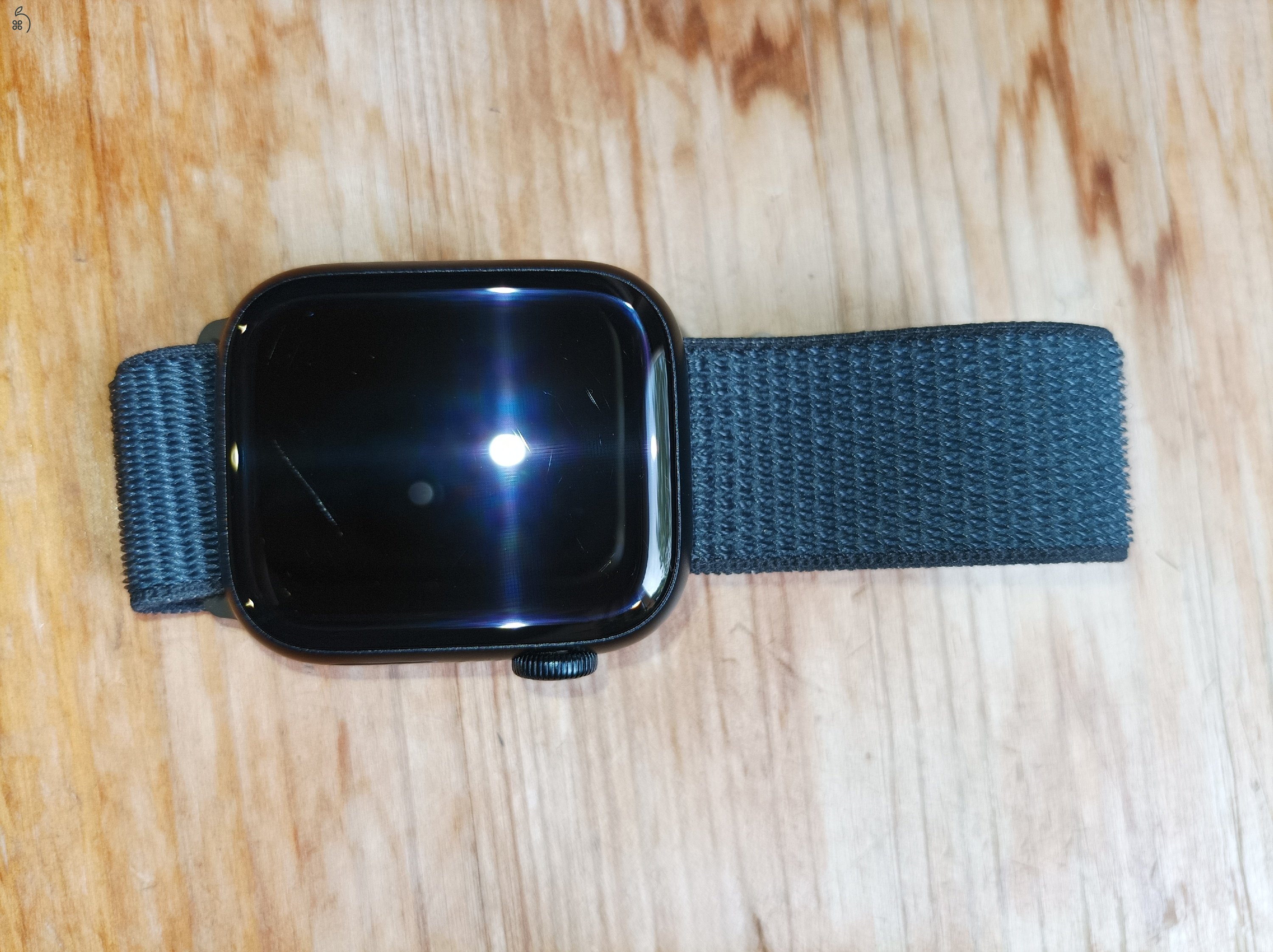 Apple Watch Series 9 41mm - éjfekete alumínium tok, éjfekete sportpánt