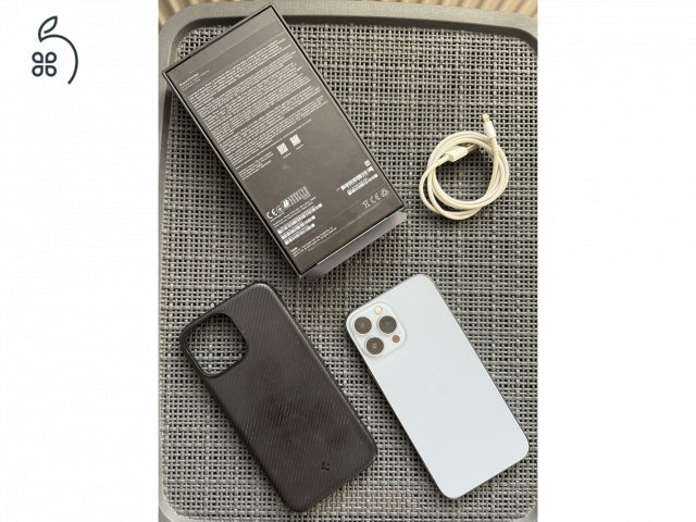 Eladó iPhone 13 Pro Max 256GB Sierra Blue - Kártyafüggetlen, 85% Akkumulátor, karcmentes