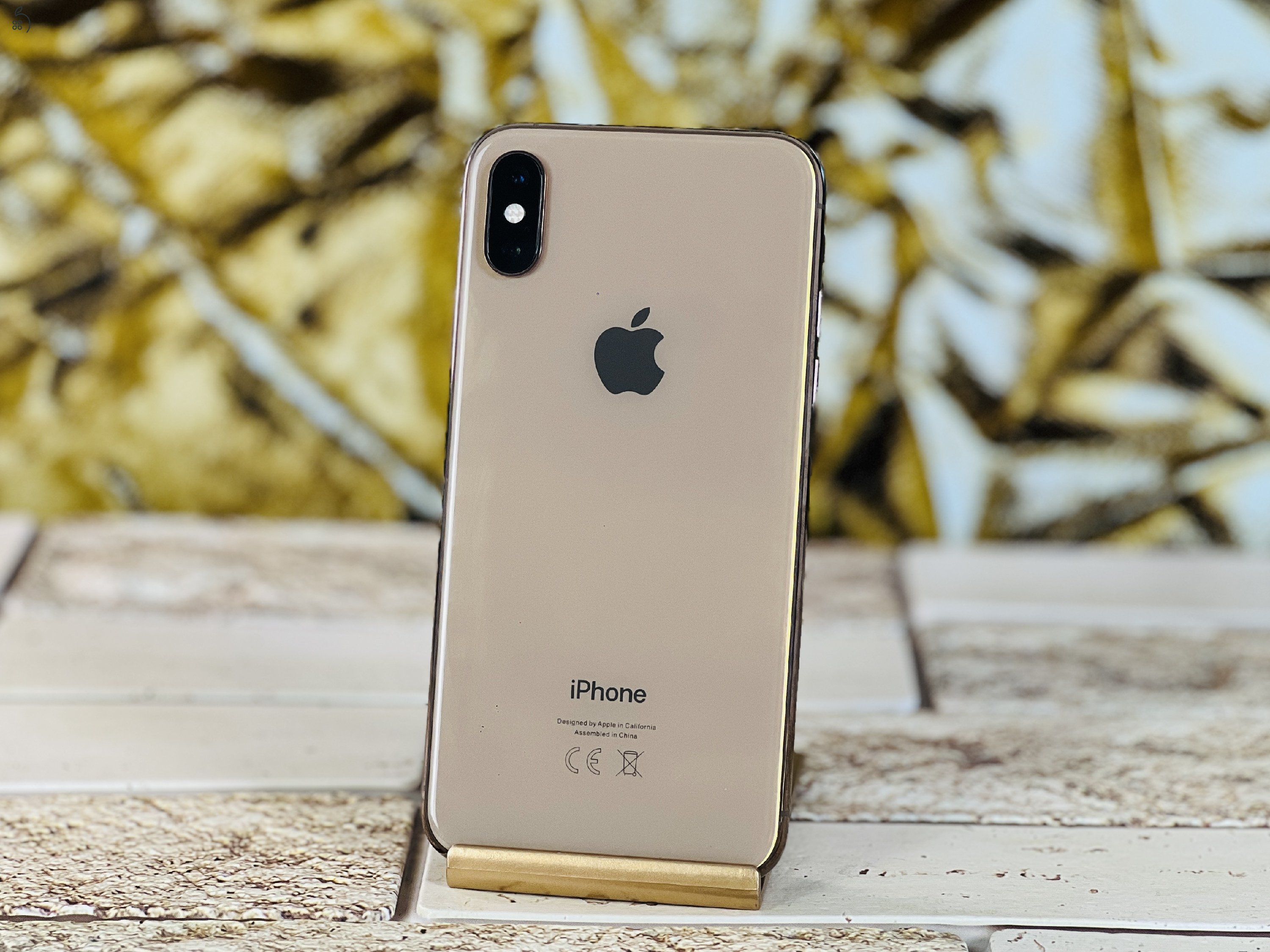 Eladó iPhone XS 256 GB Gold szép állapotú - 12 HÓ GARANCIA - S1299
