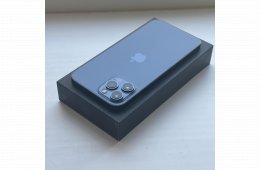 HIBÁTLAN iPhone 12 Pro Max 128GB Pacific Blue - Kártyfüggetlen, 1 ÉV GARANCIA, 86% Akkumulátor 