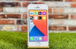 Eladó iPhone SE (2016) 16 GB Silver szép állapotú - 12 HÓ GARANCIA - 031