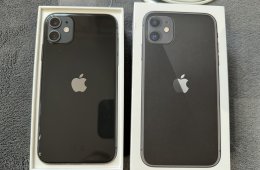 Eladó Apple iPhone 11 64GB fekete kártyafüggetlen okostelefon (újszerű állapot)