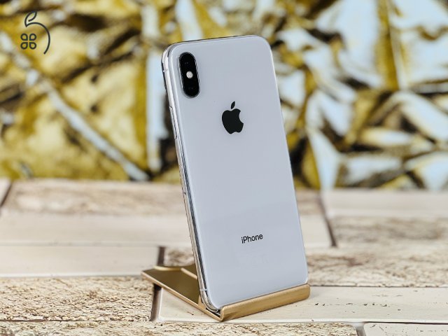 Eladó iPhone X 64 GB Silver szép állapotú - 12 HÓ GARANCIA - R6703