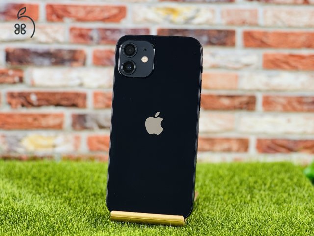 Eladó iPhone 12 64 GB Black szép állapotú - 12 HÓ GARANCIA - 1517