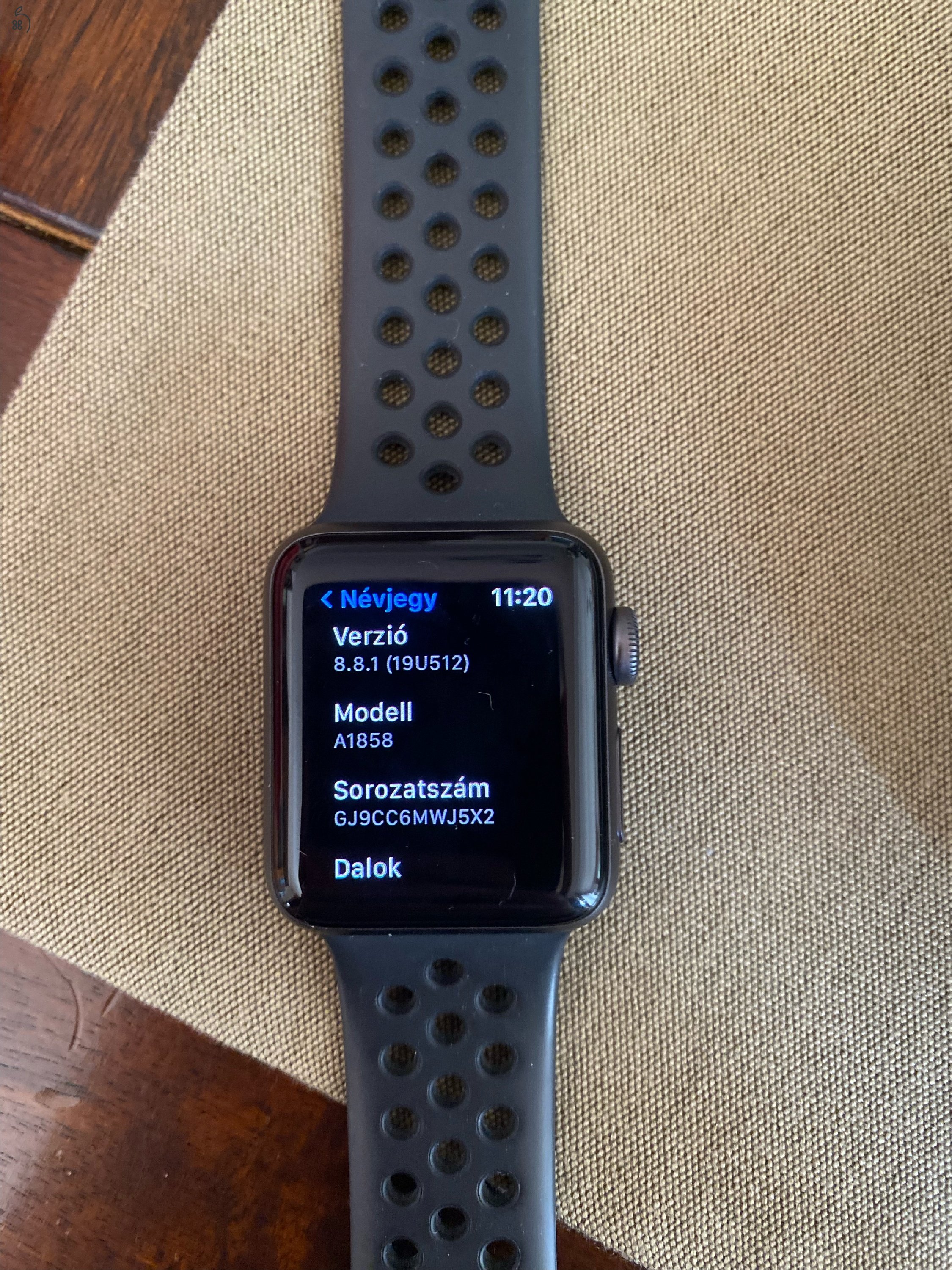  Apple Watch Series 3 GPS Nike+, 38 mm (3. gen.)