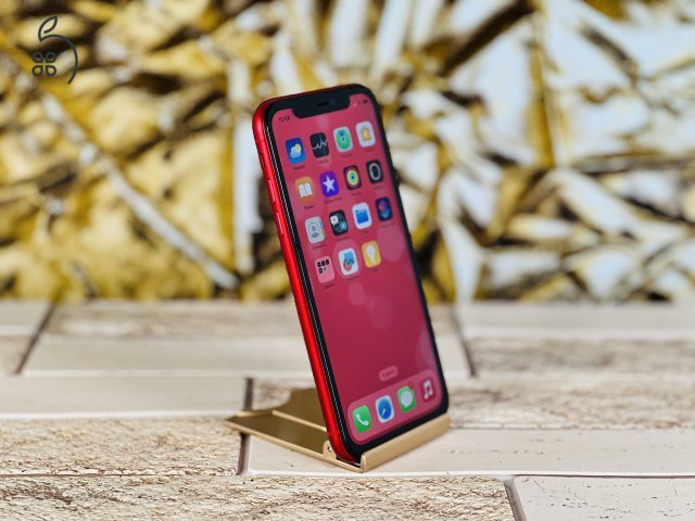 Eladó iPhone 11 64 GB PRODUCT RED 100% aksi szép állapotú - 12 HÓ GARANCIA - S1222
