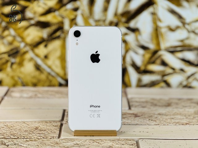 Eladó iPhone XR 64 GB White 100% aksi szép állapotú - 12 HÓ GARANCIA - S1248