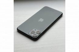 iPhone 11 Pro Max 64GB Space Gray - 1 ÉV GARANCIA, Kártyafüggetlen, 83% Akkumulátor