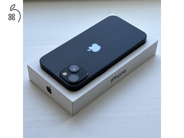KARCMENTES iPhone 13 256GB Midnight -1 ÉV GARANCIÁVAL, Kártyafüggetlen, 88% akkumulátor