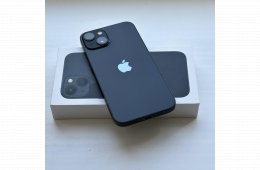 KARCMENTES iPhone 13 256GB Midnight -1 ÉV GARANCIÁVAL, Kártyafüggetlen, 88% akkumulátor