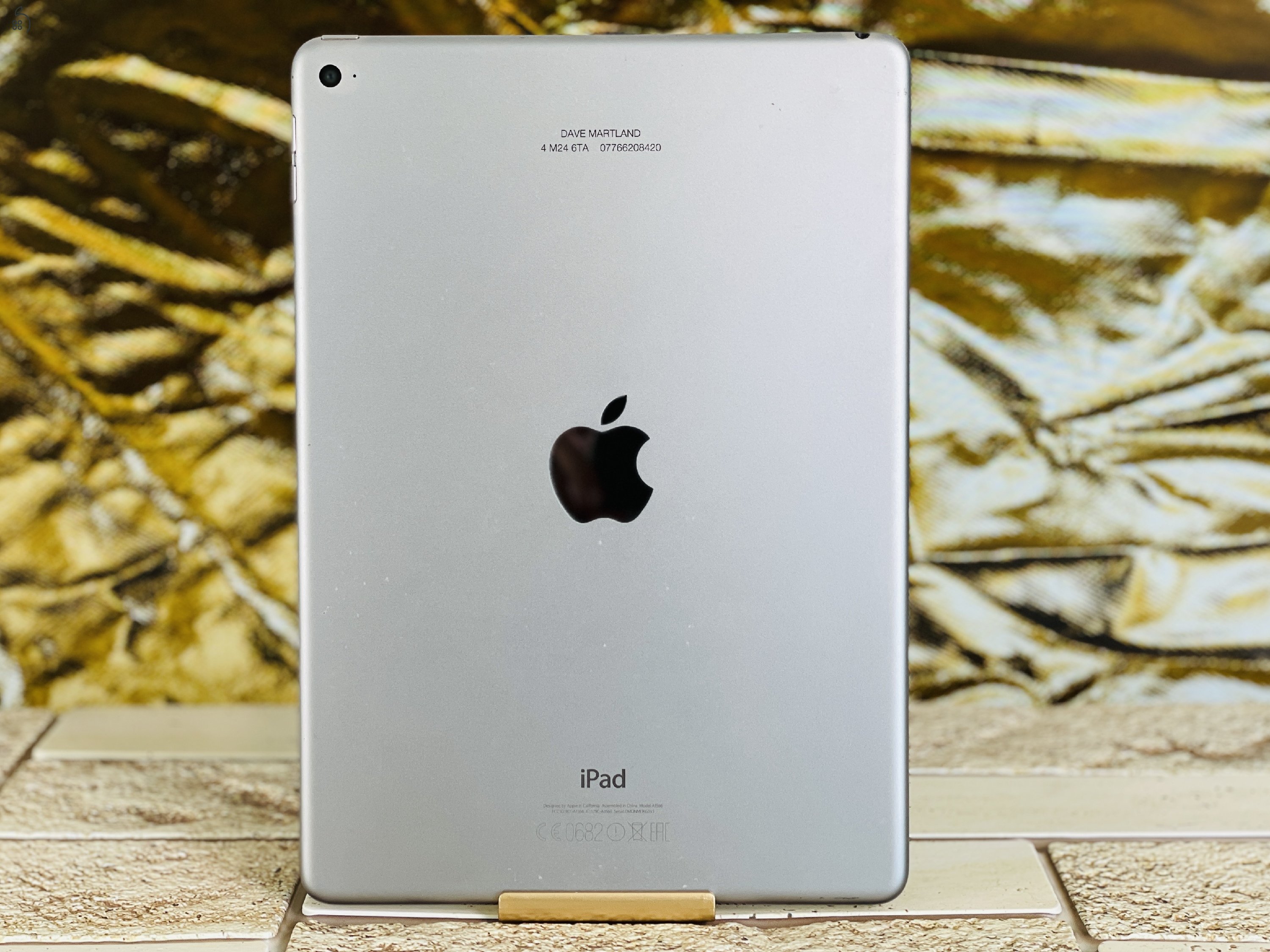 Eladó iPad Air 2th gen 9.7 Wifi  A1566 16 GB Space Gray szép állapotú - 12 HÓ GARANCIA - R7247
