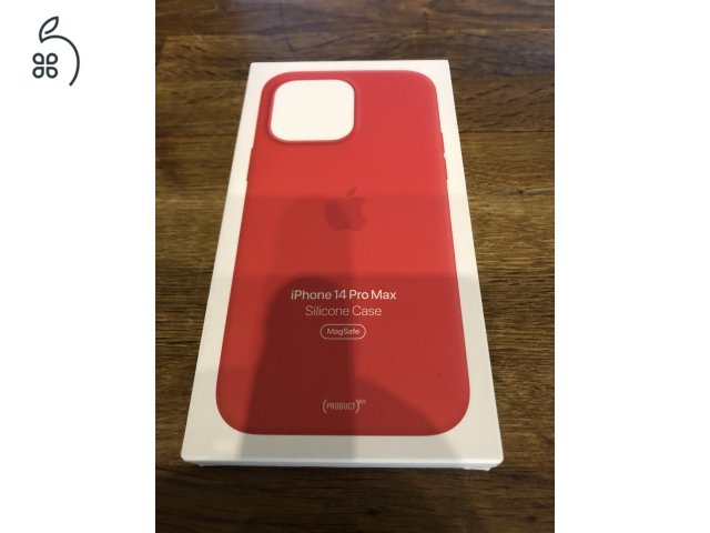 iPhone 14 Pro Max Magsafe szilikon tok - (Red)