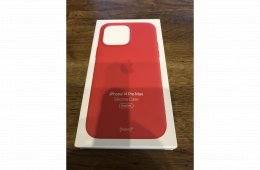 iPhone 14 Pro Max Magsafe szilikon tok - (Red)