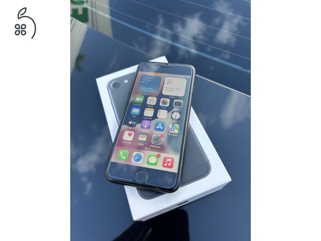 Iphone 7 Fekete 32 gb makulátlan 100% akku, független készülék 