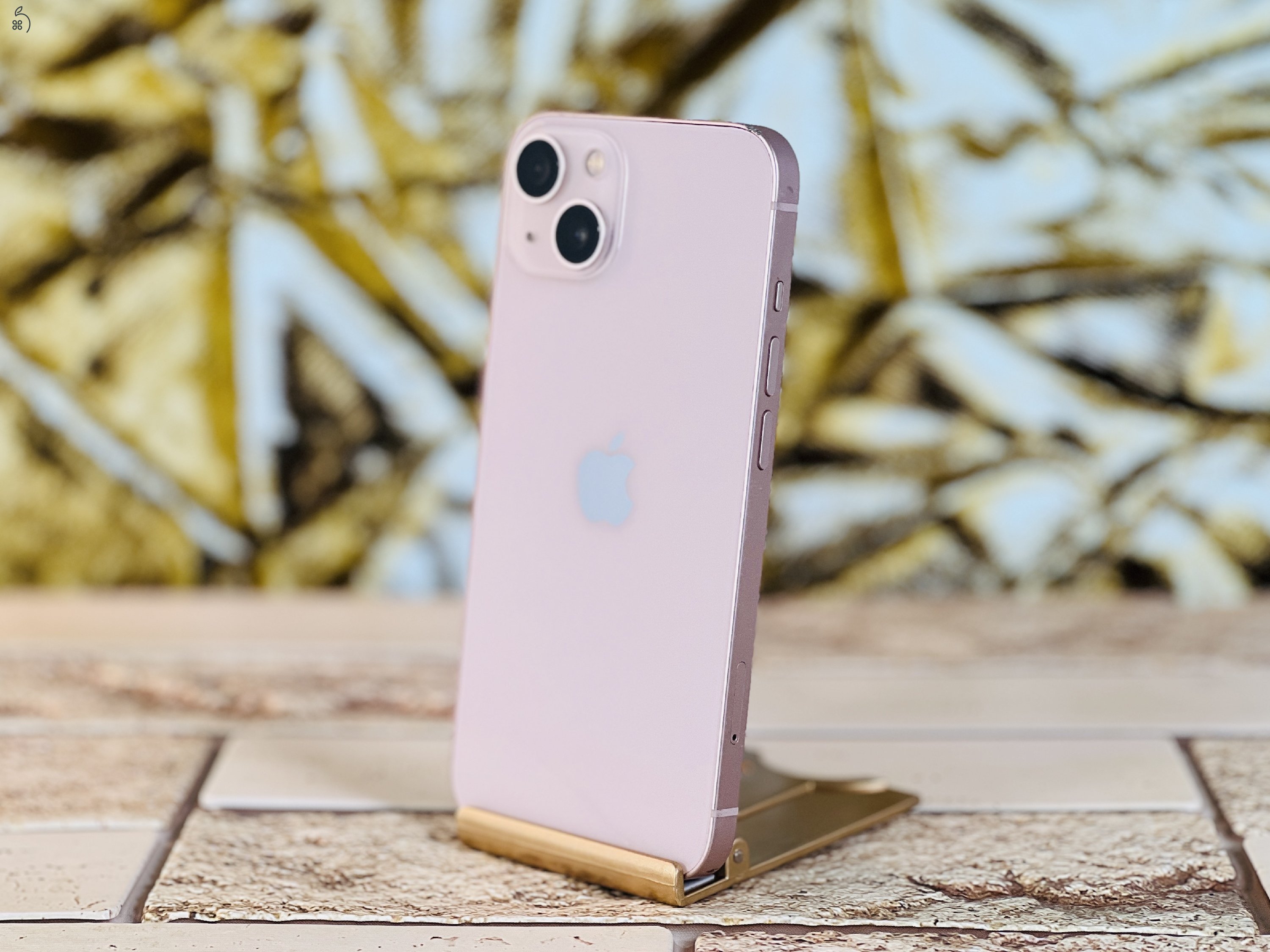 Eladó iPhone 13 128 GB Pink 100% aksi szép állapotú - 12 HÓ GARANCIA - A006