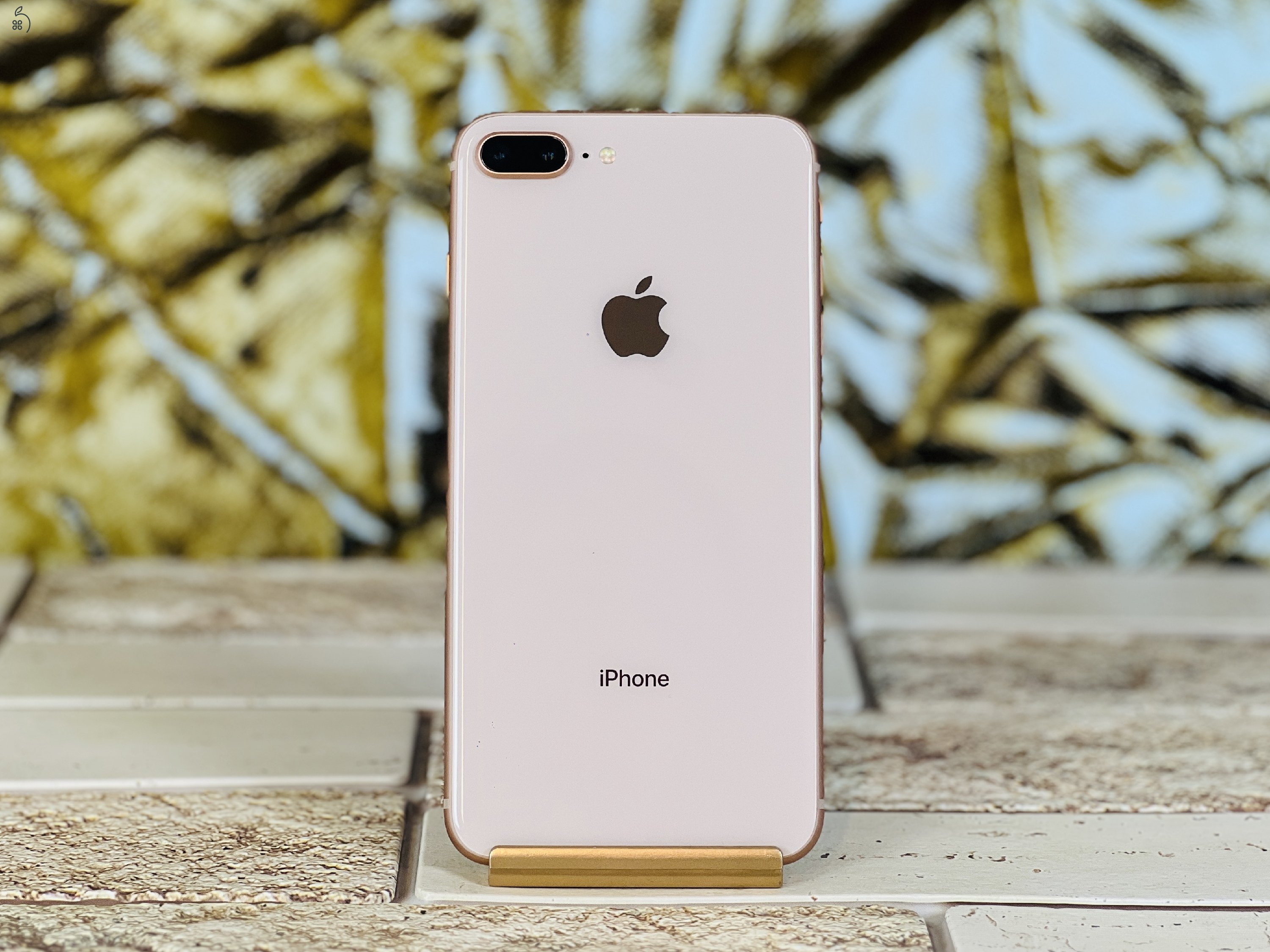 Eladó iPhone 8 Plus 64 GB Gold 100% akku, szép állapotú - 12 HÓ GARANCIA - R7435