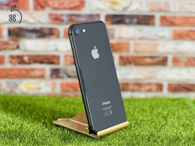 Eladó iPhone 8 64 GB Black 100% aksi szép állapotú - 12 HÓ GARANCIA - 5256