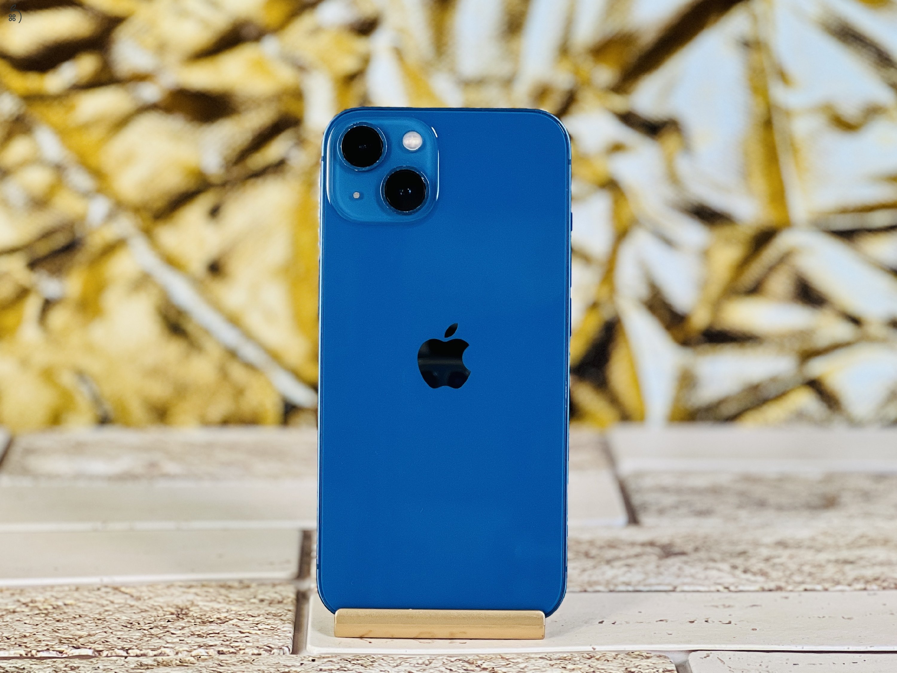 Eladó iPhone 13 128 GB Blue 100% aksi szép állapotú - 12 HÓ GARANCIA - A023
