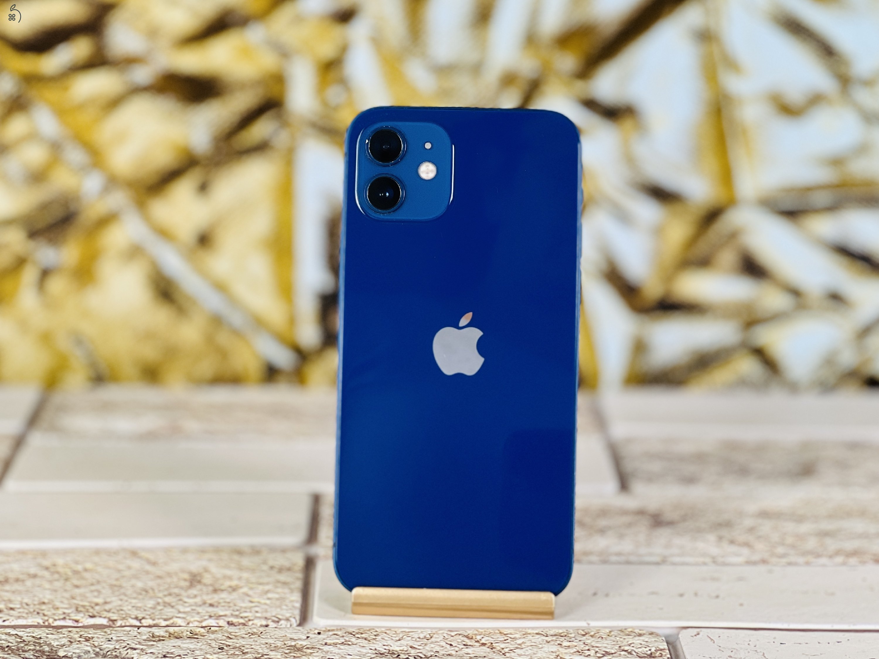 Eladó iPhone 12 128 GB Blue szép állapotú - 12 HÓ GARANCIA - A021