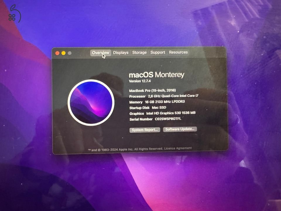 Új akkumulátor - Apple Macbook Pro 15