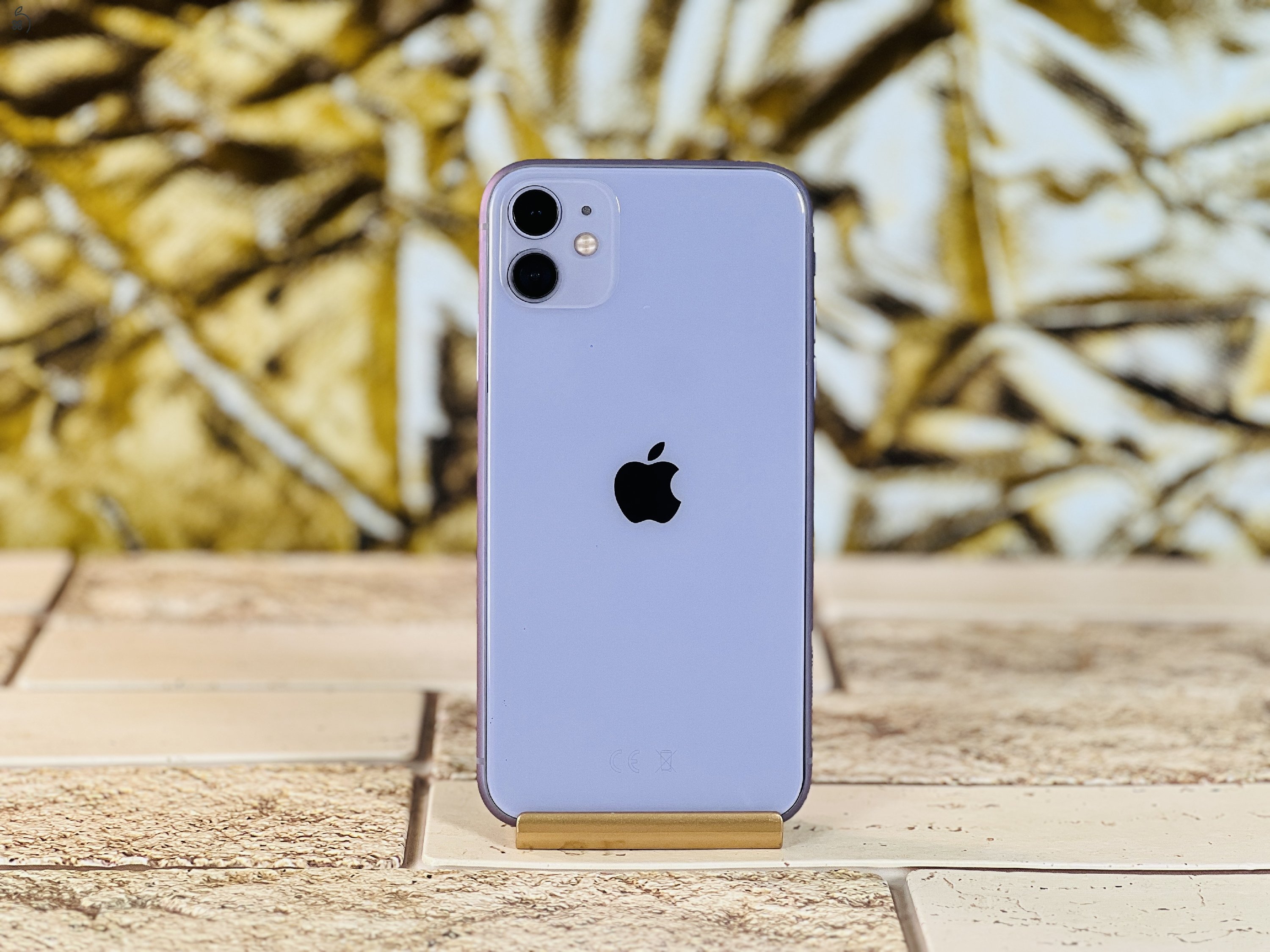 Eladó iPhone 11 64 GB Purple 100% aksi szép állapotú - 12 HÓ GARANCIA - A029