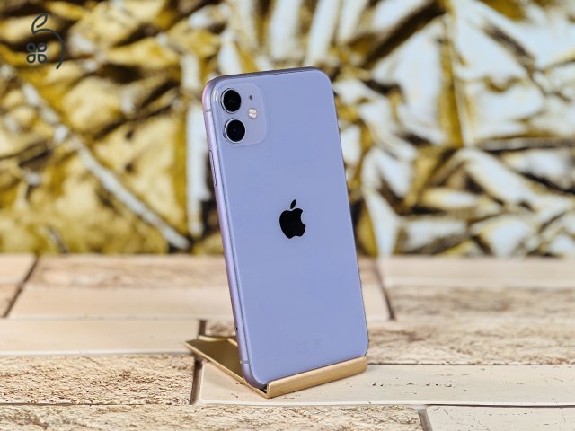 Eladó iPhone 11 64 GB Purple 100% aksi szép állapotú - 12 HÓ GARANCIA - A029