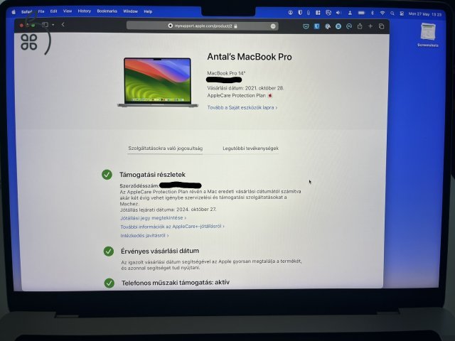 Kitűnő állapotú Macbook Pro 14