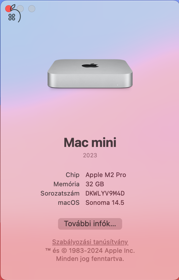 Mac mini 2023, M2 Pro 