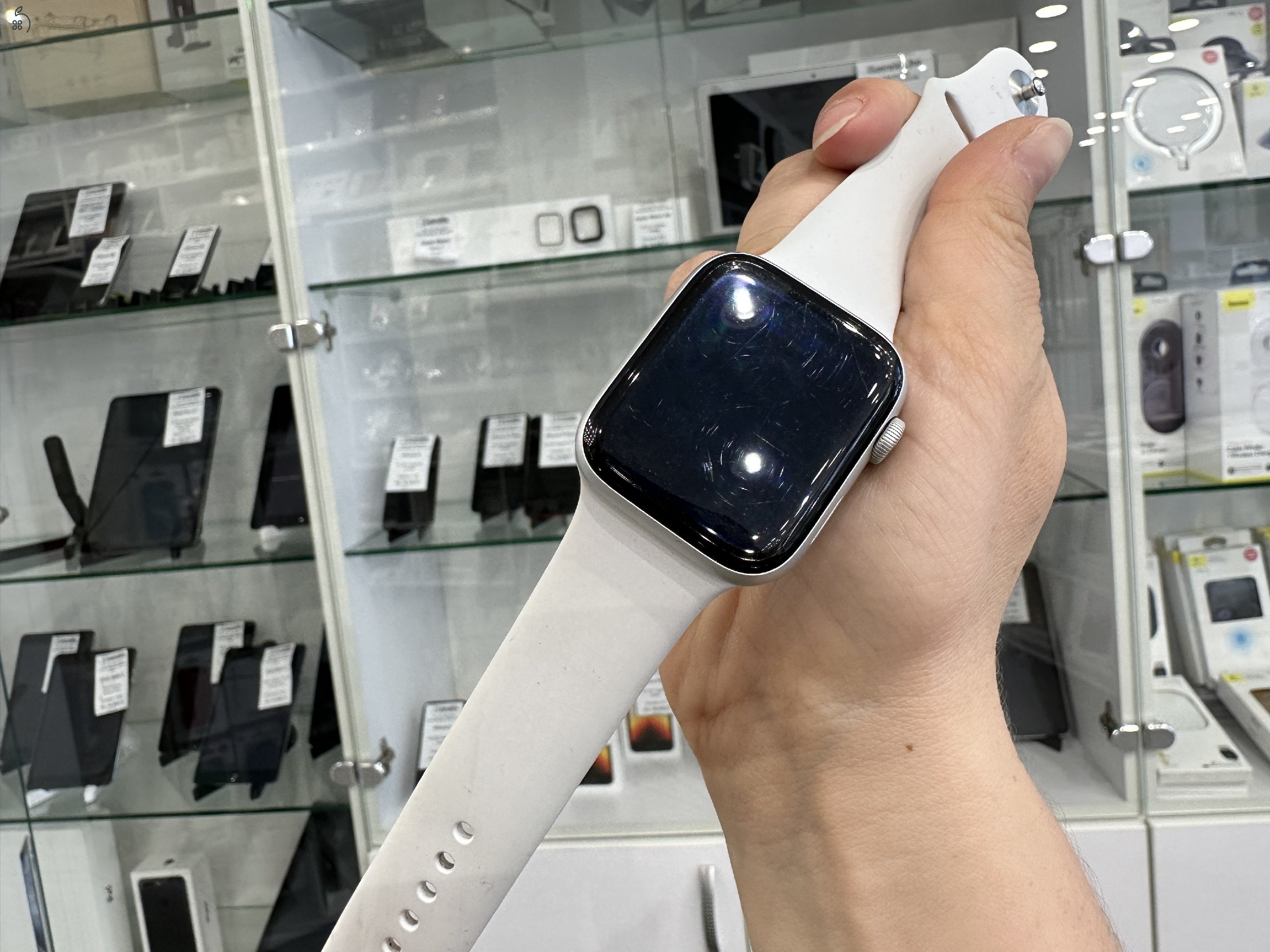 Apple Watch SE Cellular-os kivitel 44 mm silver garanciával (7/7) iSzerelés.hu