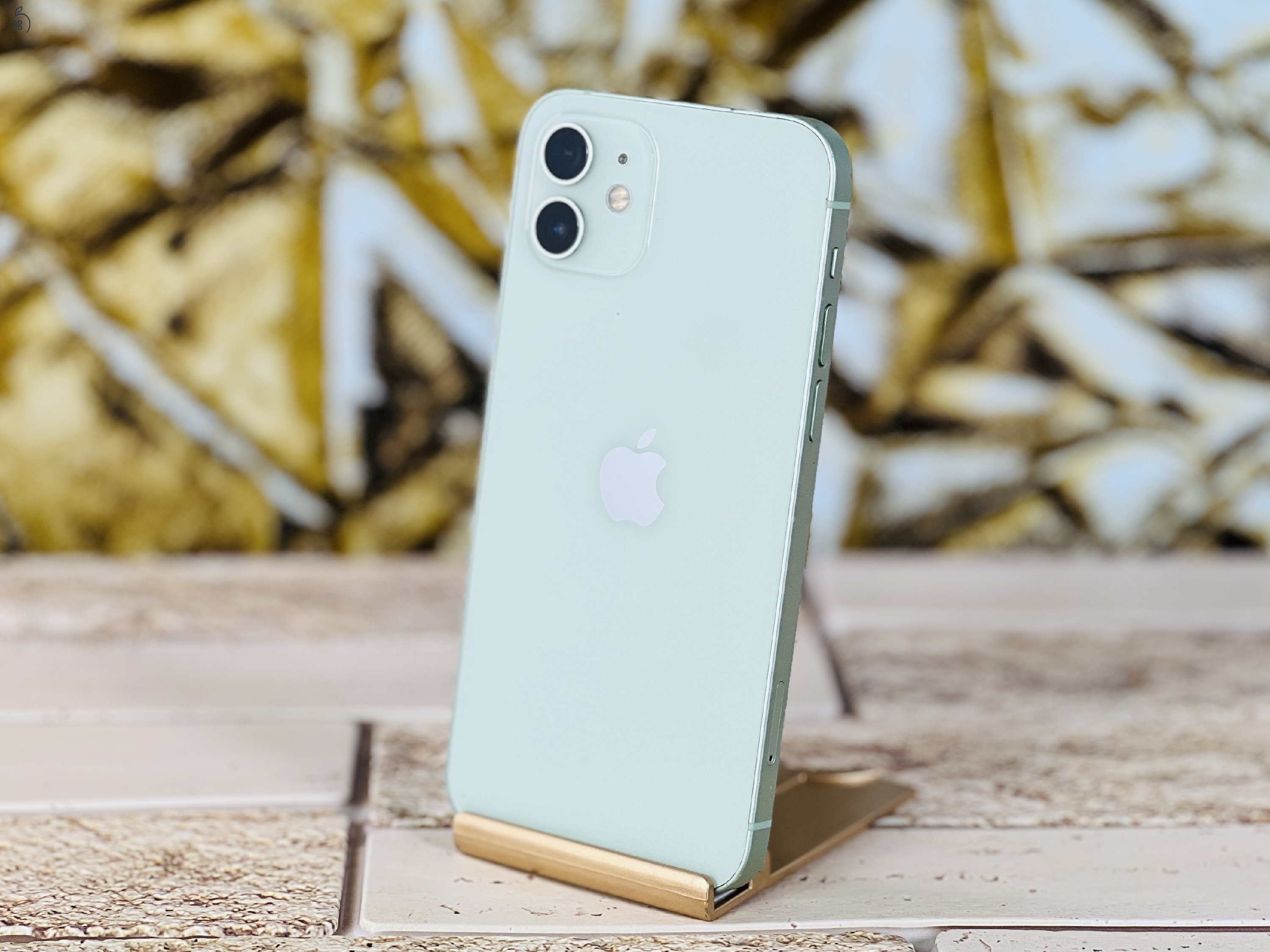 Eladó iPhone 12 64 GB Green 100% aksi szép állapotú - 12 HÓ GARANCIA - S1554