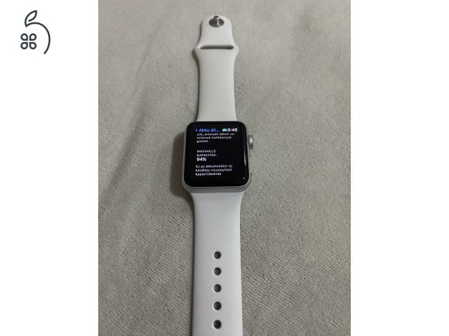 Apple watch S3 Silver 38mm újszerű 