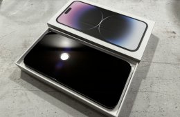 iPhone 14 Pro Max 128GB Deep Purple, gyárilag független, szinte új!