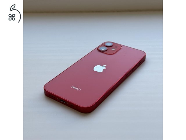 iPhone 12 mini 64GB Red - Kártyfüggetlen, 1 ÉV GARANCIA, 90% Akkumulátor