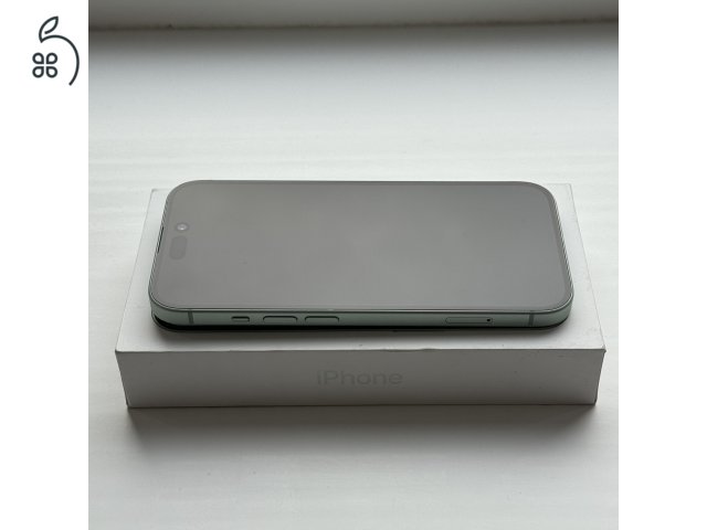 HIBÁTLAN iPhone 15 128GB Green - 1 ÉV GARANCIA, Kártyafüggetlen, 100% Akkumulátor