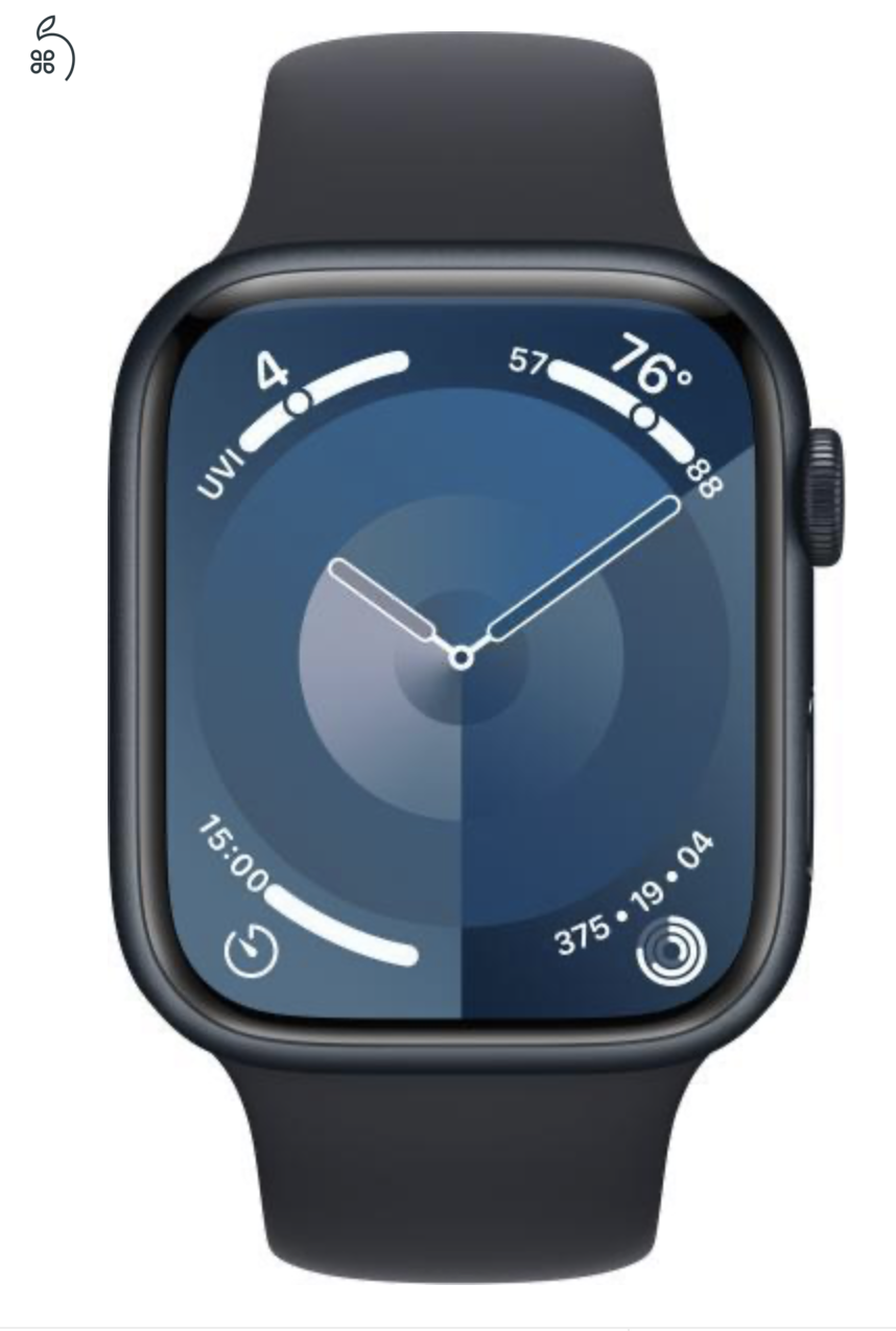 Új, bontatlan Apple Watch Series 9 GPS 45mm