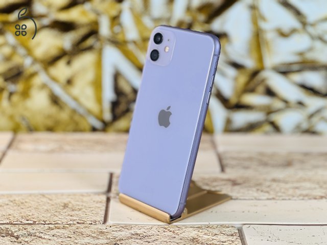Eladó iPhone 11 64 GB Purple szép állapotú - 12 HÓ GARANCIA - 1307