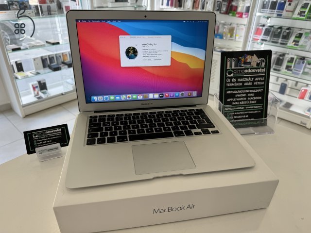 MacBook Air 2017 Újszerű/8GB/128ssd/1 hónap gar./Akku 83%/p3441