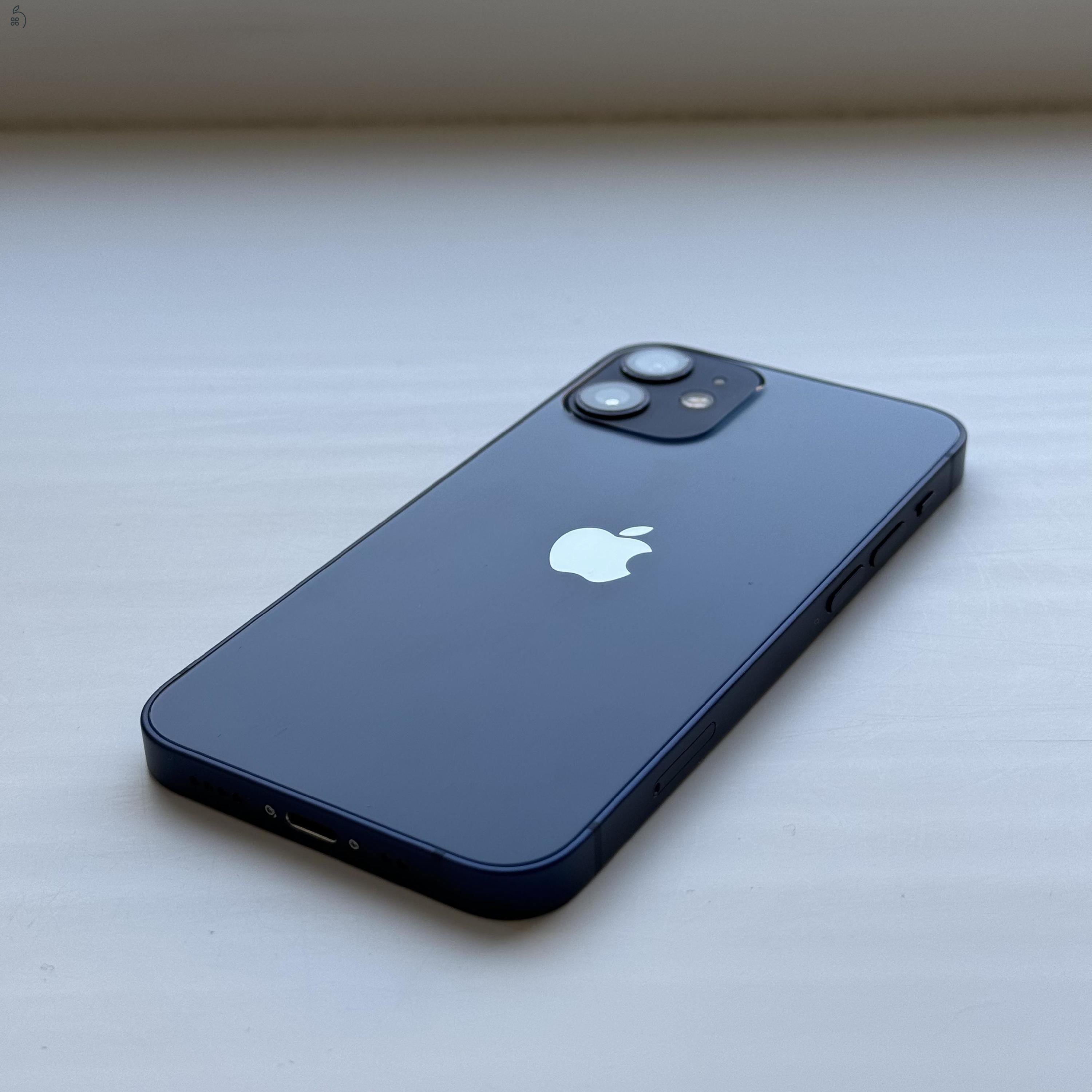 iPhone 12 mini 64GB Blue - Kártyfüggetlen, 1 ÉV GARANCIA, 91% Akkumulátor