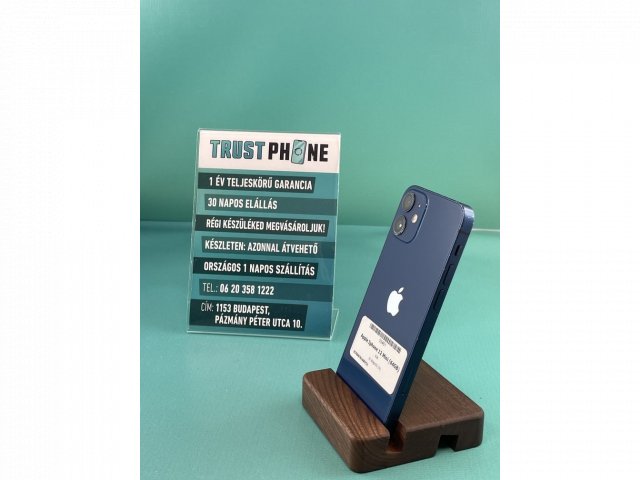 !! 1 ÉV GARANCIA !! Apple Iphone 12 Mini Kék 64GB – K3461 – 94% AKKU