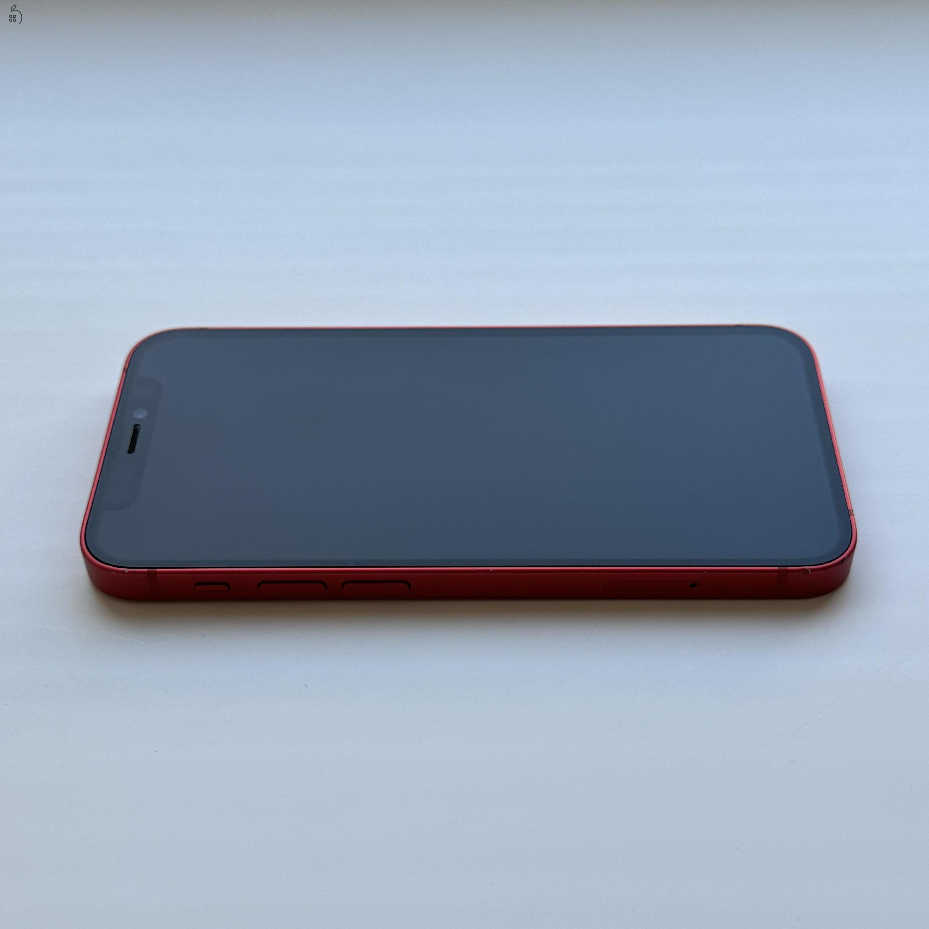 iPhone 12 mini 64GB Red - 1 ÉV GARANCIA, Kártyfüggetlen, 88% Akkumulátor